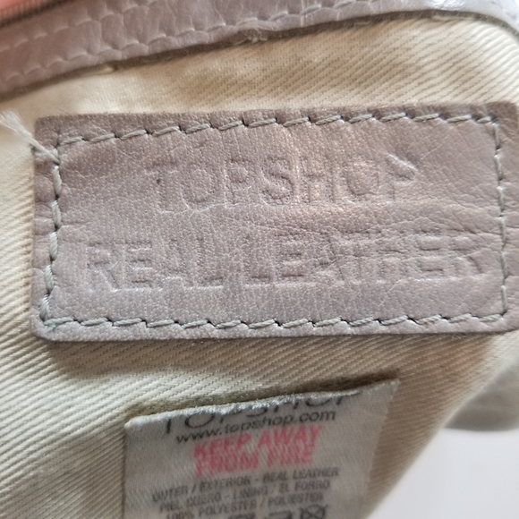 TOPSHOP Leather Turnlock Studded Crossbody Bag - Picture 14 of 16